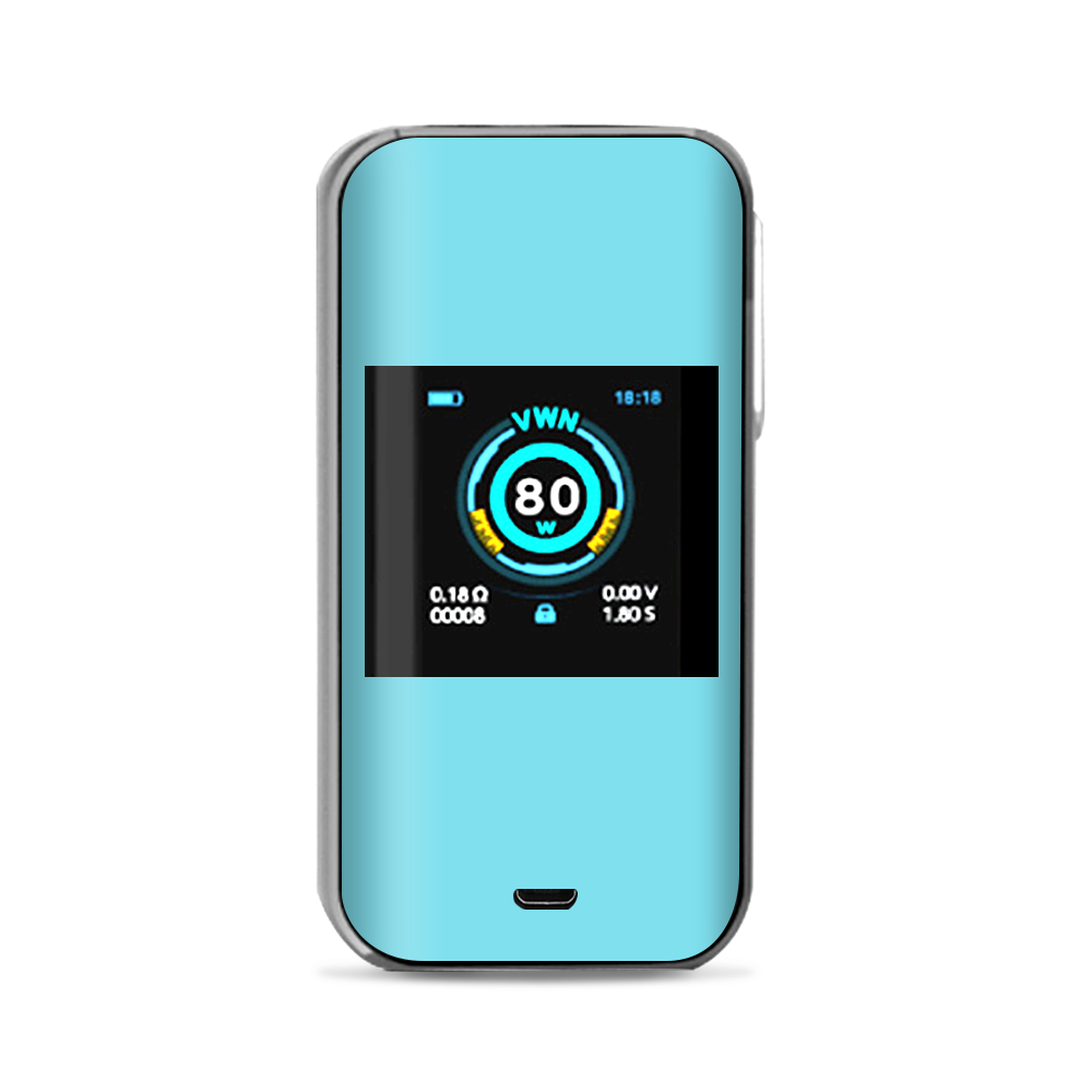 Skin Decal Vinyl Wrap for Vaporesso Luxe Nano Kit / Baby Blue color itsaskin.com Skin Decal Vinyl Wrap for Vaporesso Luxe Nano Kit / Baby Blue color itsaskin.com