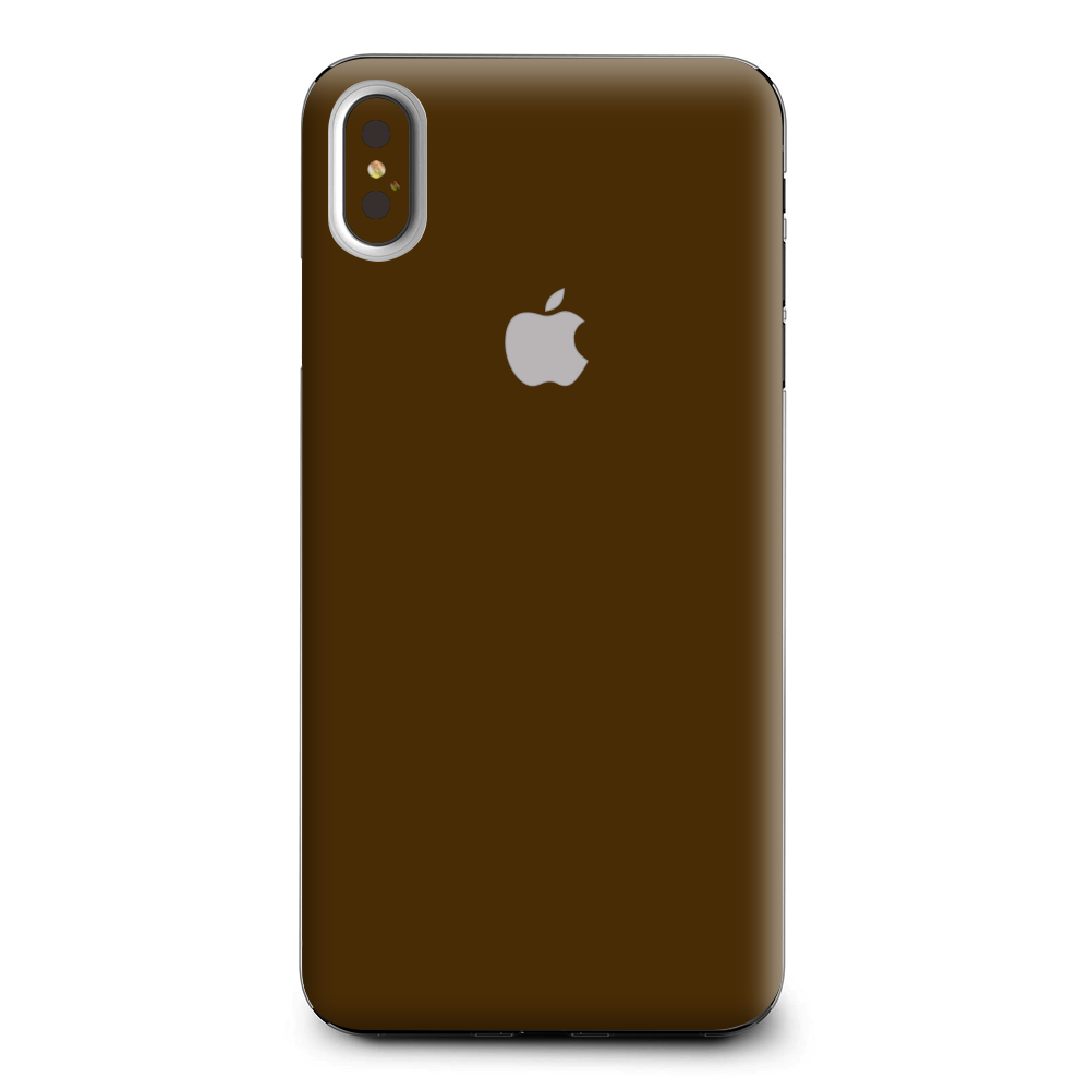 Solid Brown Apple iPhone XS Max Skin