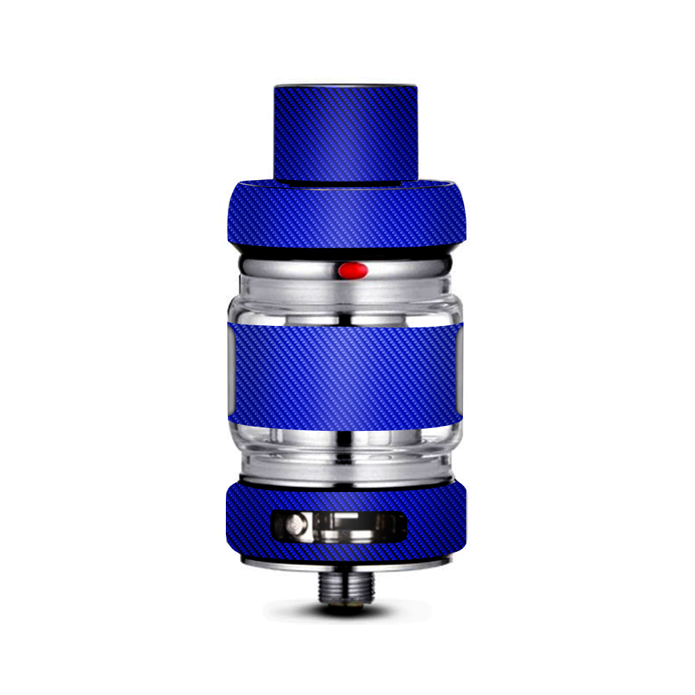  Blue Carbon Fiber Look Freemax Mesh Pro Tank Skin