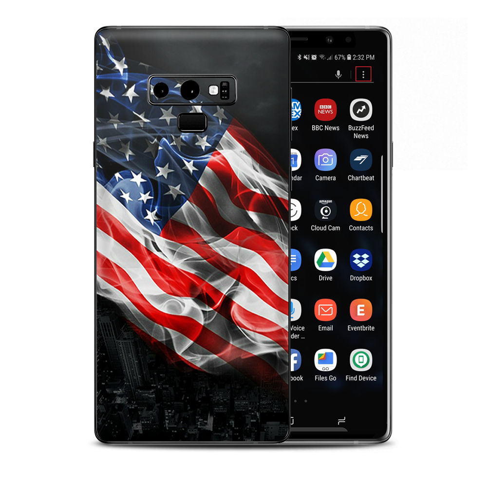 American Flag Waving Samsung Galaxy Note 9 Skin