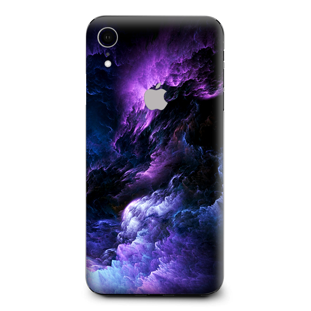 Purple Storm Clouds Apple iPhone XR Skin