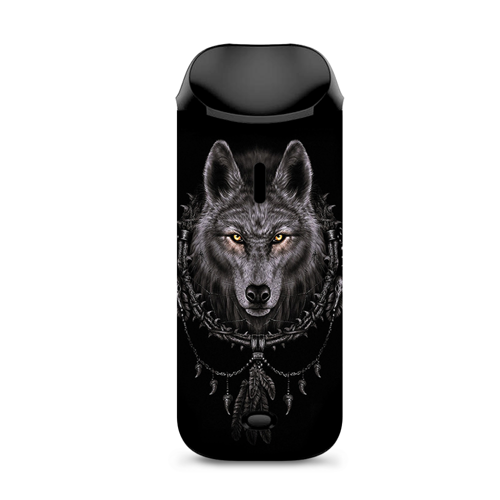  Wolf Dreamcatcher Back White Vaporesso Nexus AIO Kit Skin