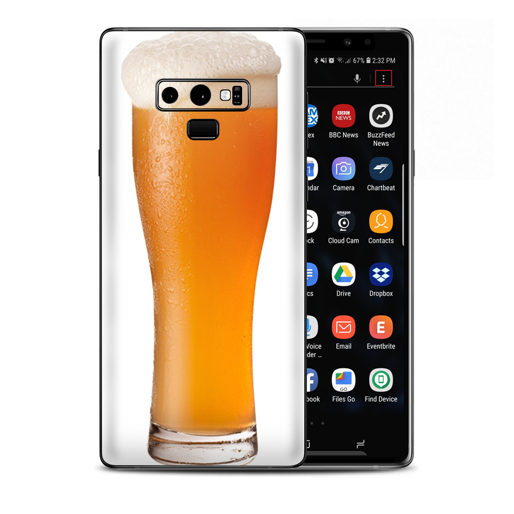 Pint Of Beer, Craft Beer Mug Samsung Galaxy Note 9 Skin