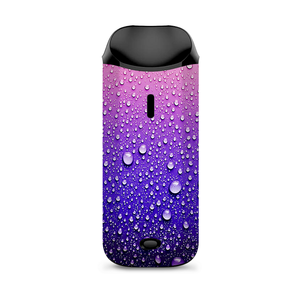  Waterdrops On Purple Vaporesso Nexus AIO Kit Skin