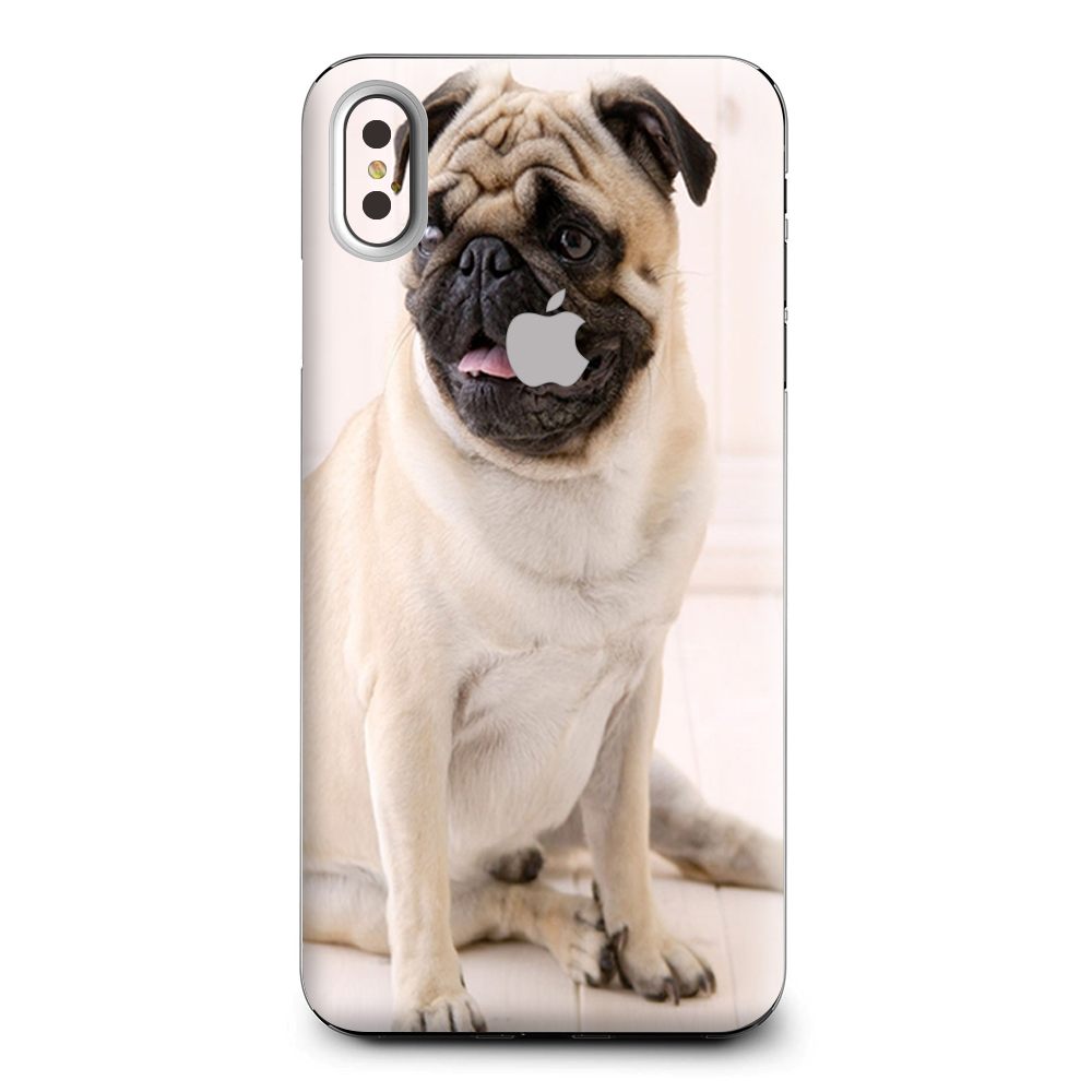 Skin Decal Vinyl Wrap For Smok Nord Aio 19 Kit | Vape Stickers Skins Cover Pug Mug, Cute Pug Apple iPhone XS Max Skin