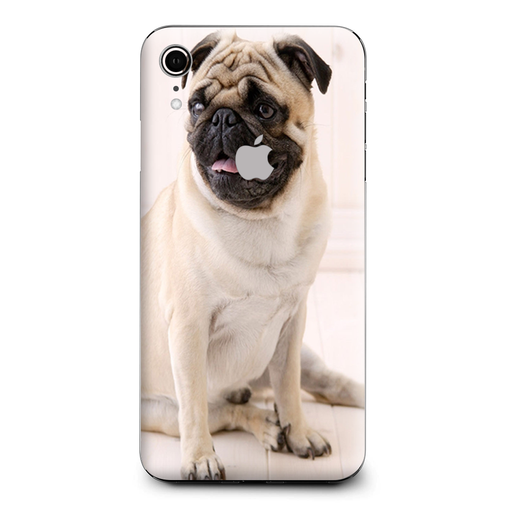 Skin Decal Vinyl Wrap For Smok Nord Aio 19 Kit | Vape Stickers Skins Cover Pug Mug, Cute Pug Apple iPhone XR Skin