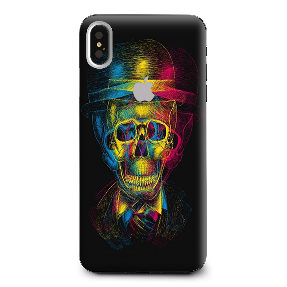 Skeleton In Derby Hat Apple iPhone XS Max Skin