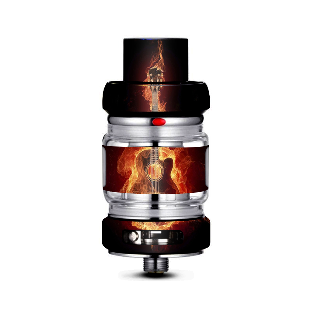  Guitar In Flames Freemax Mesh Pro Tank Skin