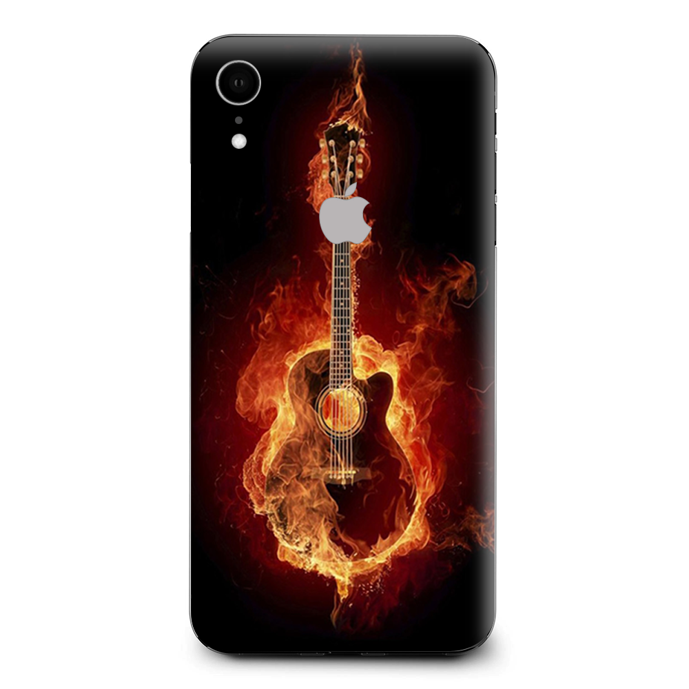 Guitar In Flames Apple iPhone XR Skin