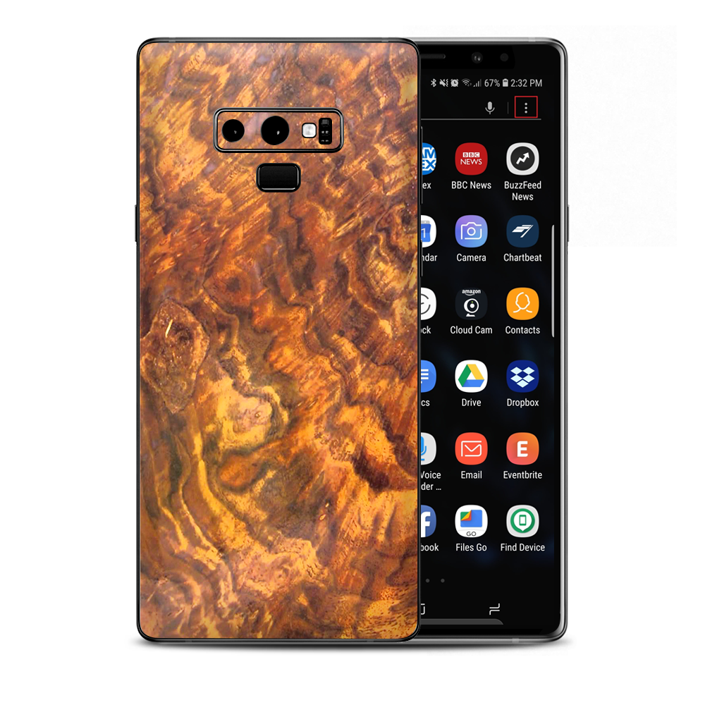 Burl Wood  Samsung Galaxy Note 9 Skin