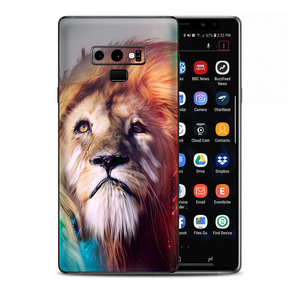 Lion Face Samsung Galaxy Note 9 Skin