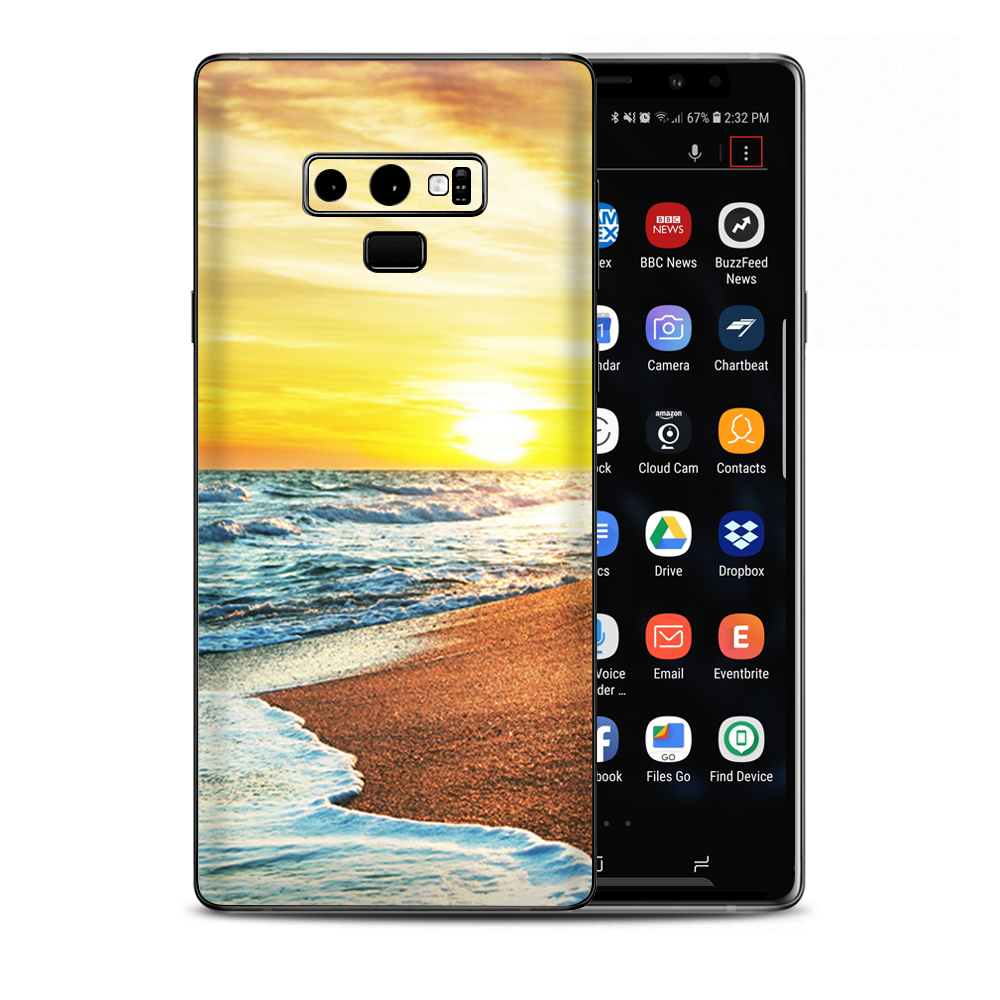 Ocean Sunset Samsung Galaxy Note 9 Skin