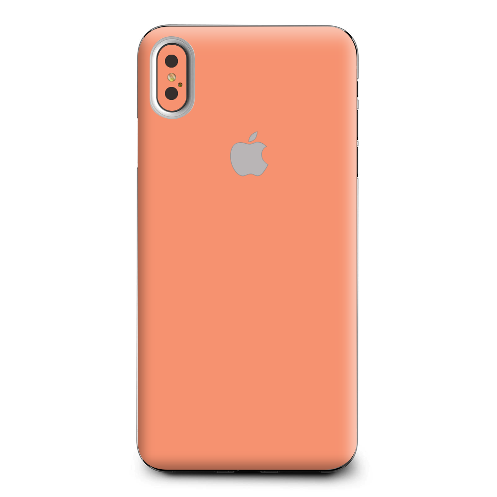 Solid Peach Apple iPhone XS Max Skin