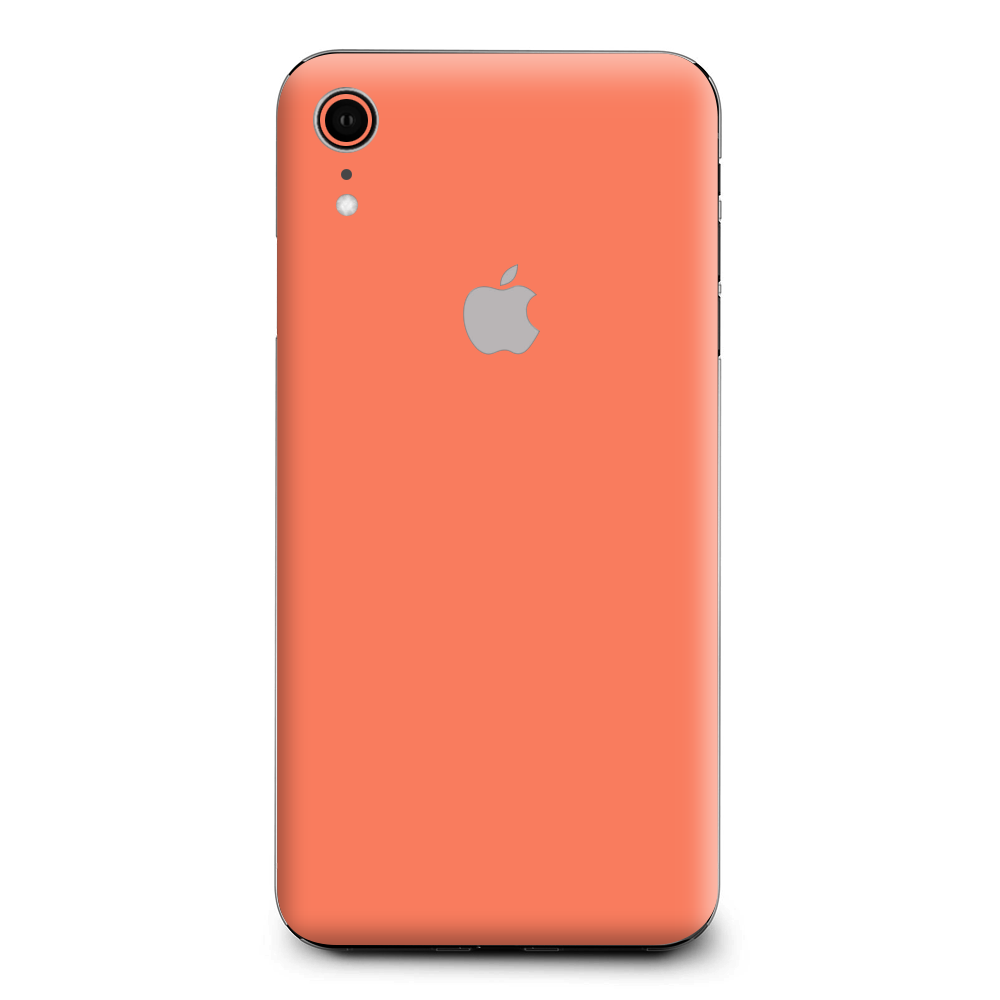 Solid Salmon Color Apple iPhone XR Skin