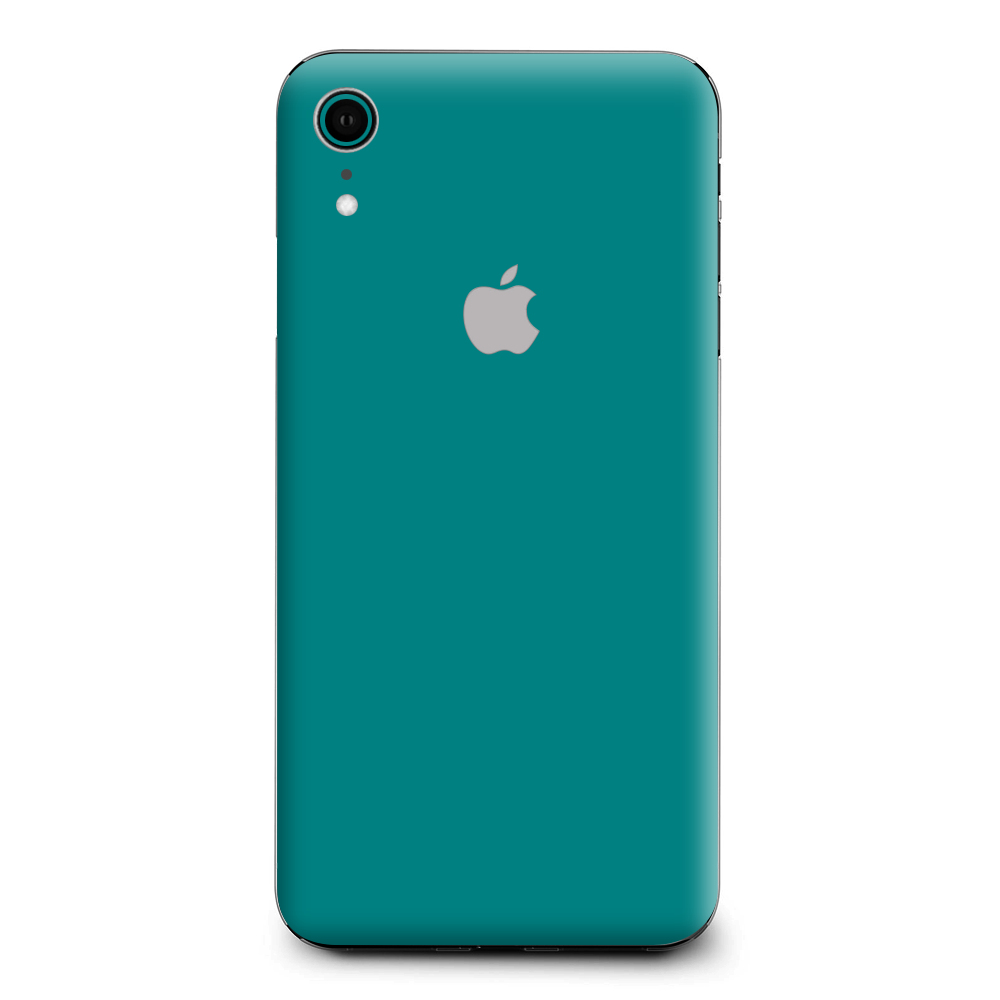 Teal Color Apple iPhone XR Skin