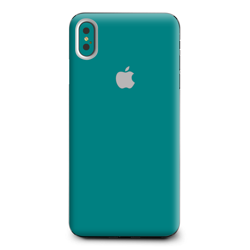 Teal Color Apple iPhone XS Max Skin