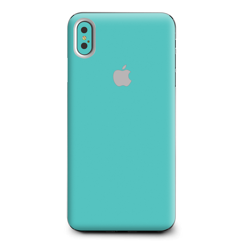 Turquoise Color Apple iPhone XS Max Skin