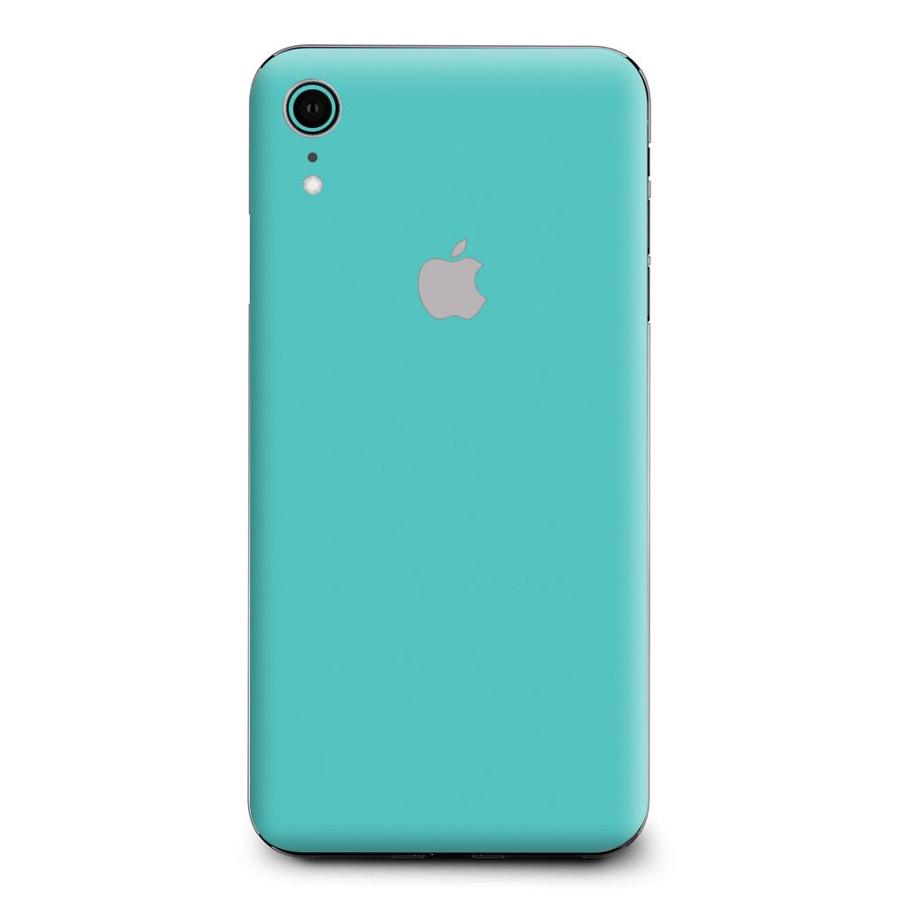 Turquoise Color Apple iPhone XR Skin