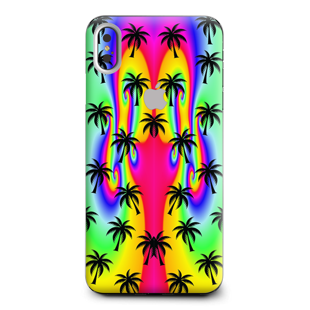 Rainbow Palm Tree Apple iPhone XS Max Skin