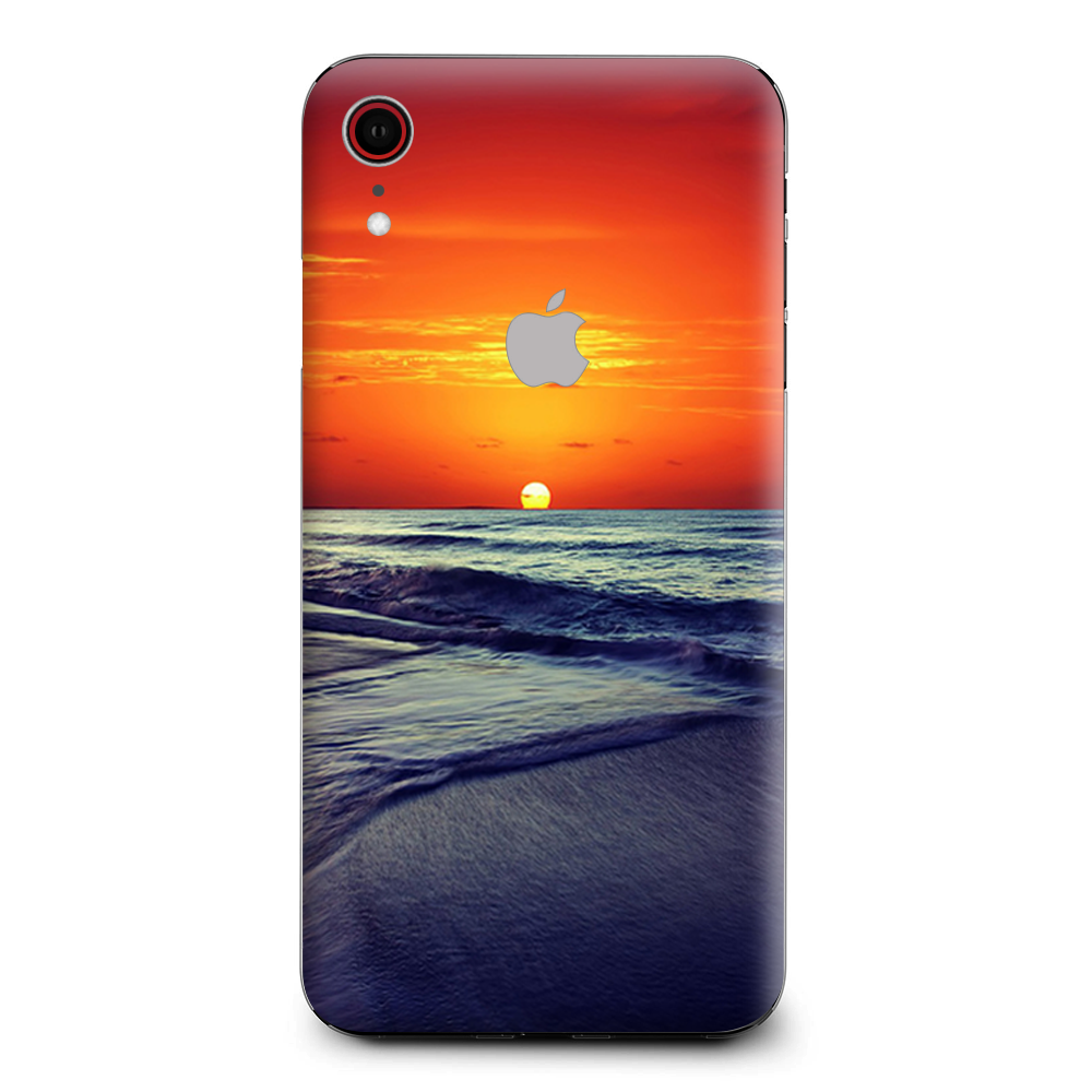 October Sunset On Beach Apple iPhone XR Skin