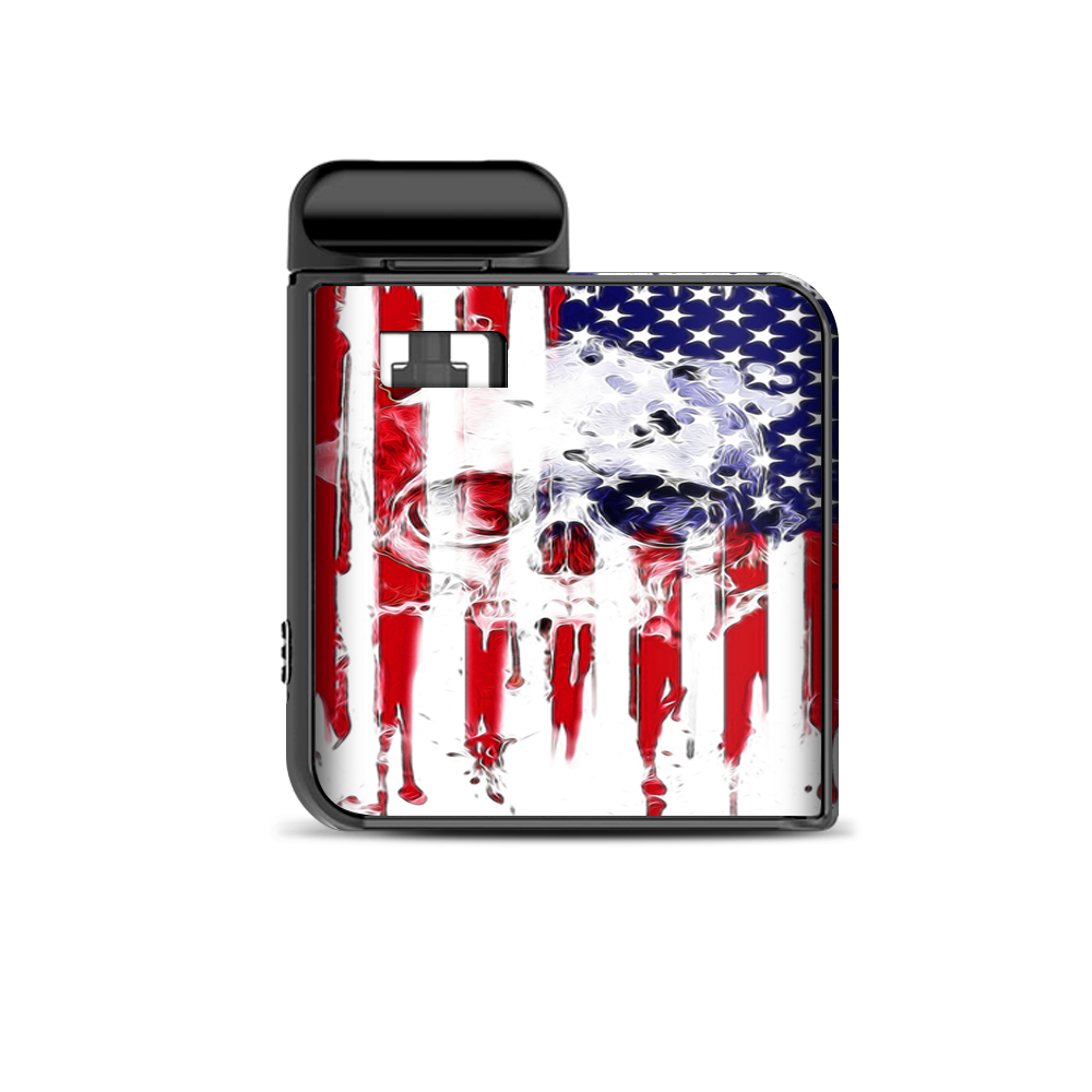  U.S.A. Flag Skull Drip Smok Mico Kit Skin