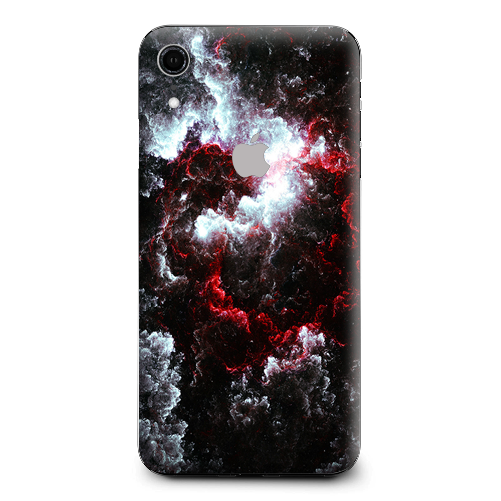 Universe Red White Apple iPhone XR Skin