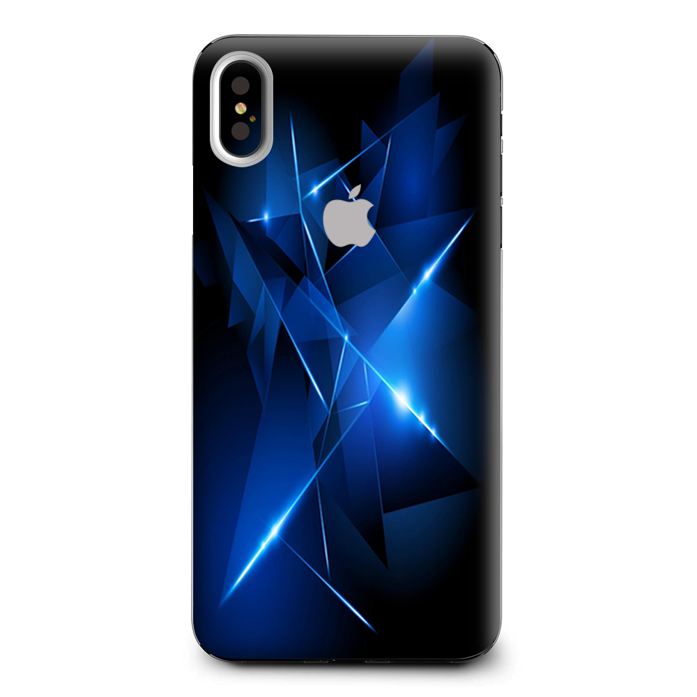 Triangle Razor Blue Shapes Apple iPhone XS Max Skin