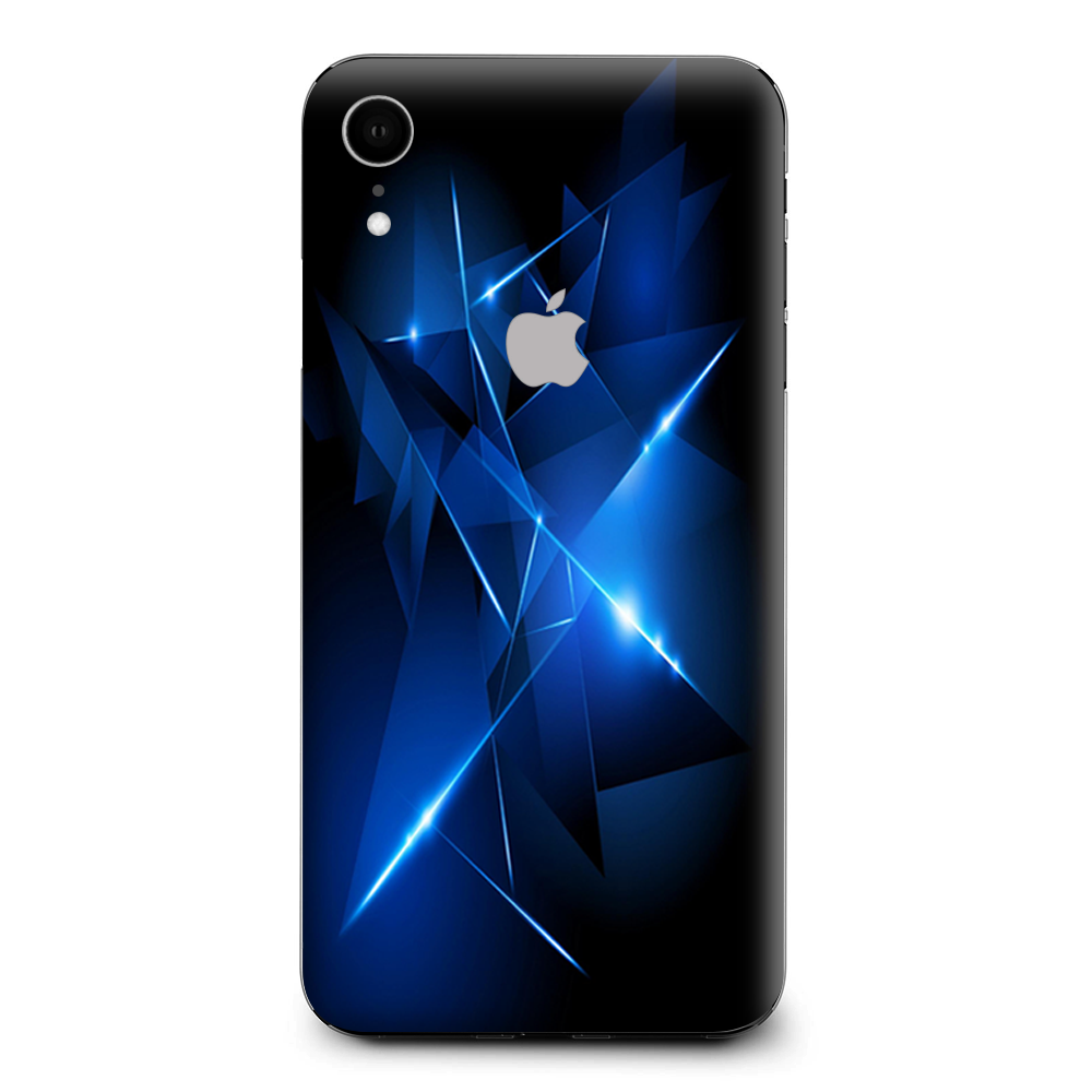 Triangle Razor Blue Shapes Apple iPhone XR Skin