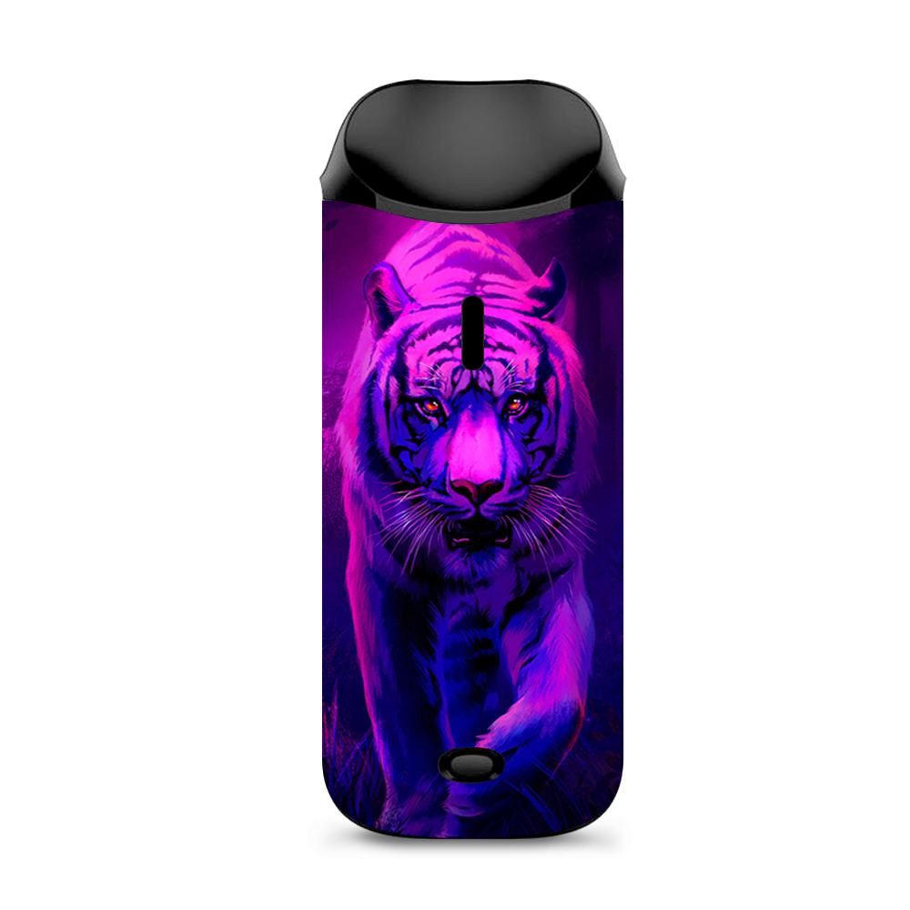  Tiger Prowl Pink Purple Neon Jungle Vaporesso Nexus AIO Kit Skin