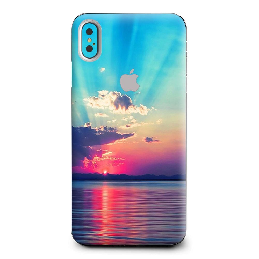 Summertime Sun Rays Sunset Apple iPhone XS Max Skin