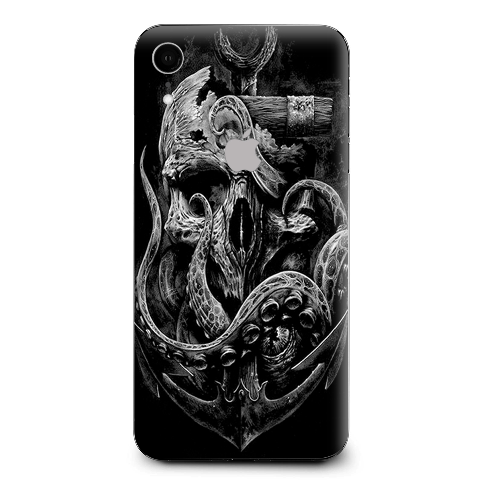 Skull Anchor Octopus Under Sea Apple iPhone XR Skin