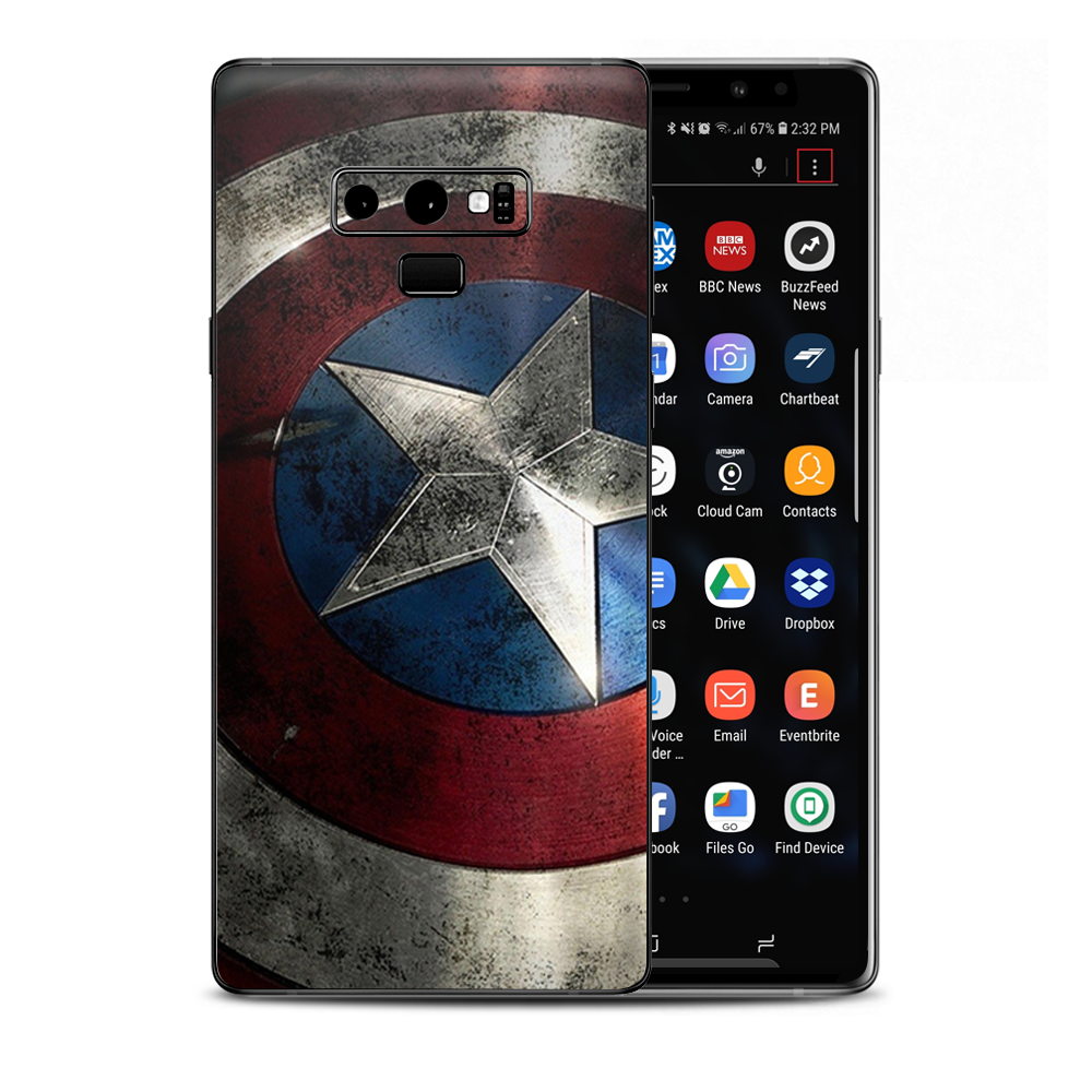 America Sheild Samsung Galaxy Note 9 Skin