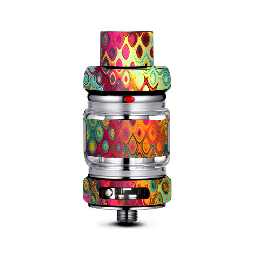  Colorful Pattern Stained Glass Freemax Mesh Pro Tank Skin