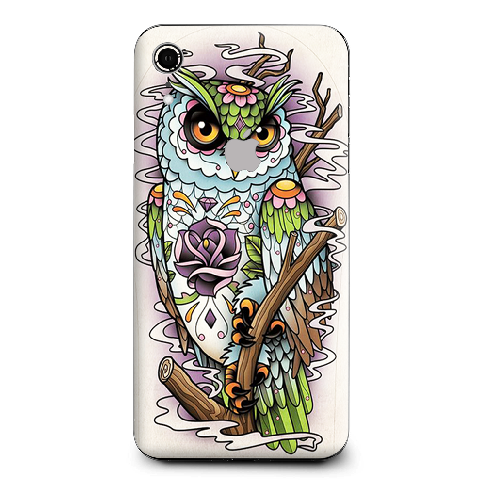 Owl Painting Aztec Style Apple iPhone XR Skin