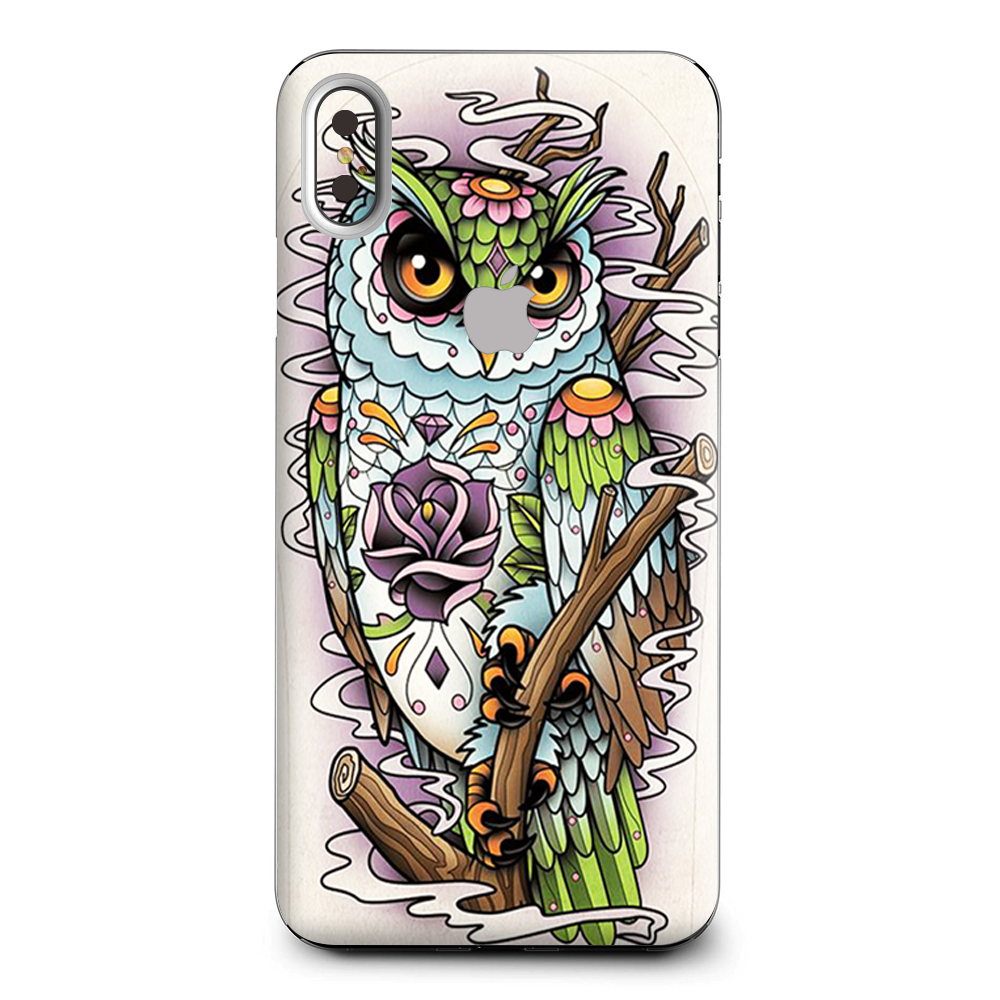 Owl Painting Aztec Style Apple iPhone XS Max Skin