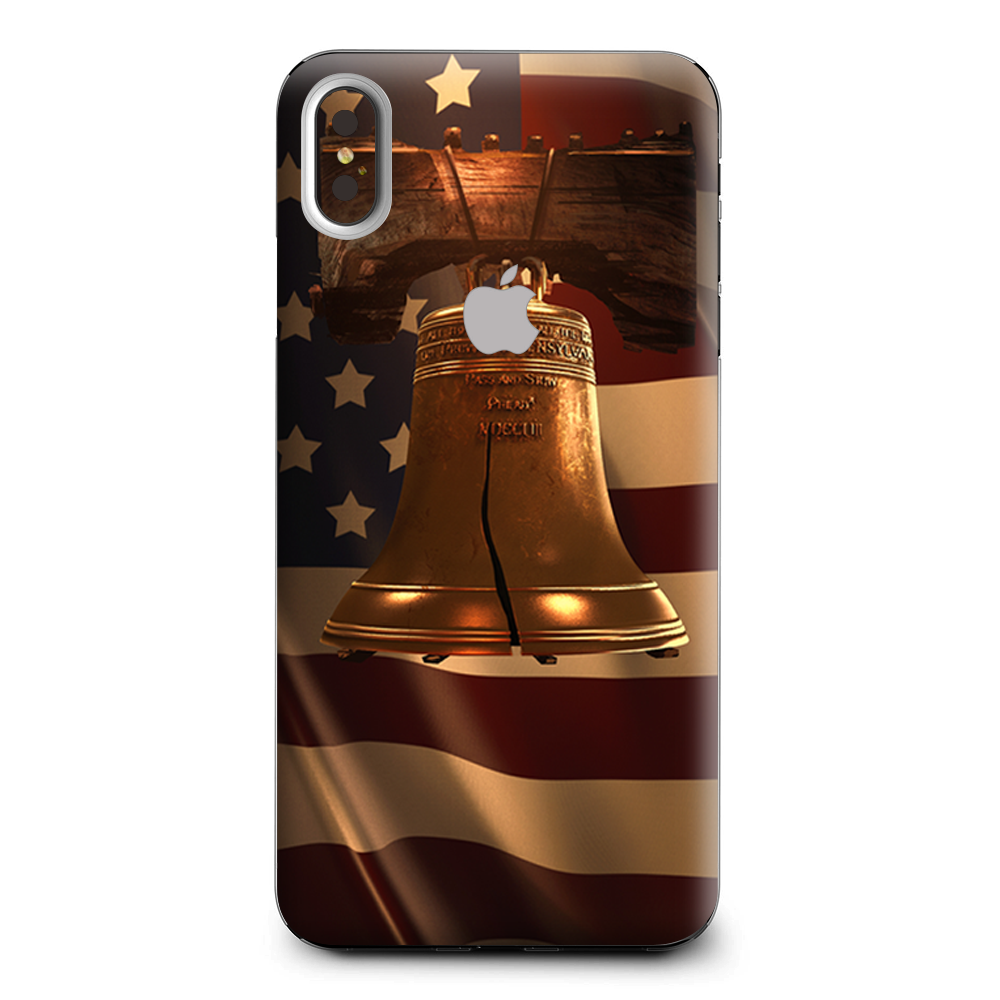 Liberty Bell And Flag Apple iPhone XS Max Skin