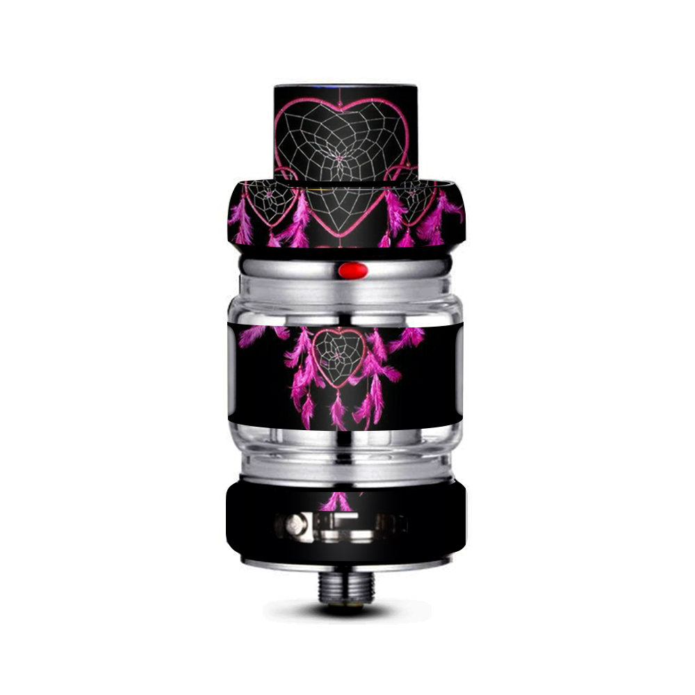  Heart Pink Feather Dream Catcher Freemax Mesh Pro Tank Skin