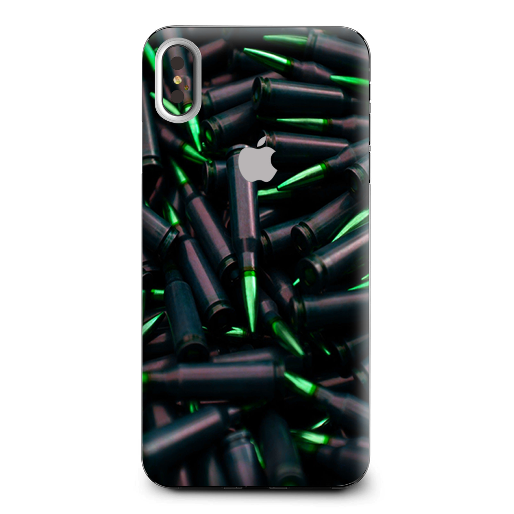 Green Bullets Military Rifle Ar Apple iPhone XS Max Skin