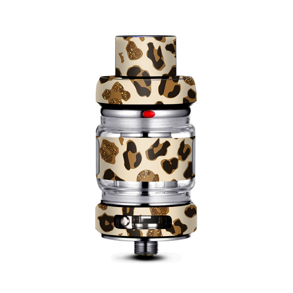  Leopard Print Glitter Print (Not Real Glitter) Freemax Mesh Pro Tank Skin