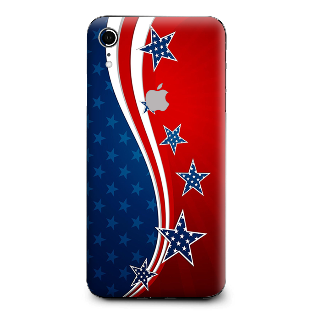 America Independence Stars Stripes Apple iPhone XR Skin