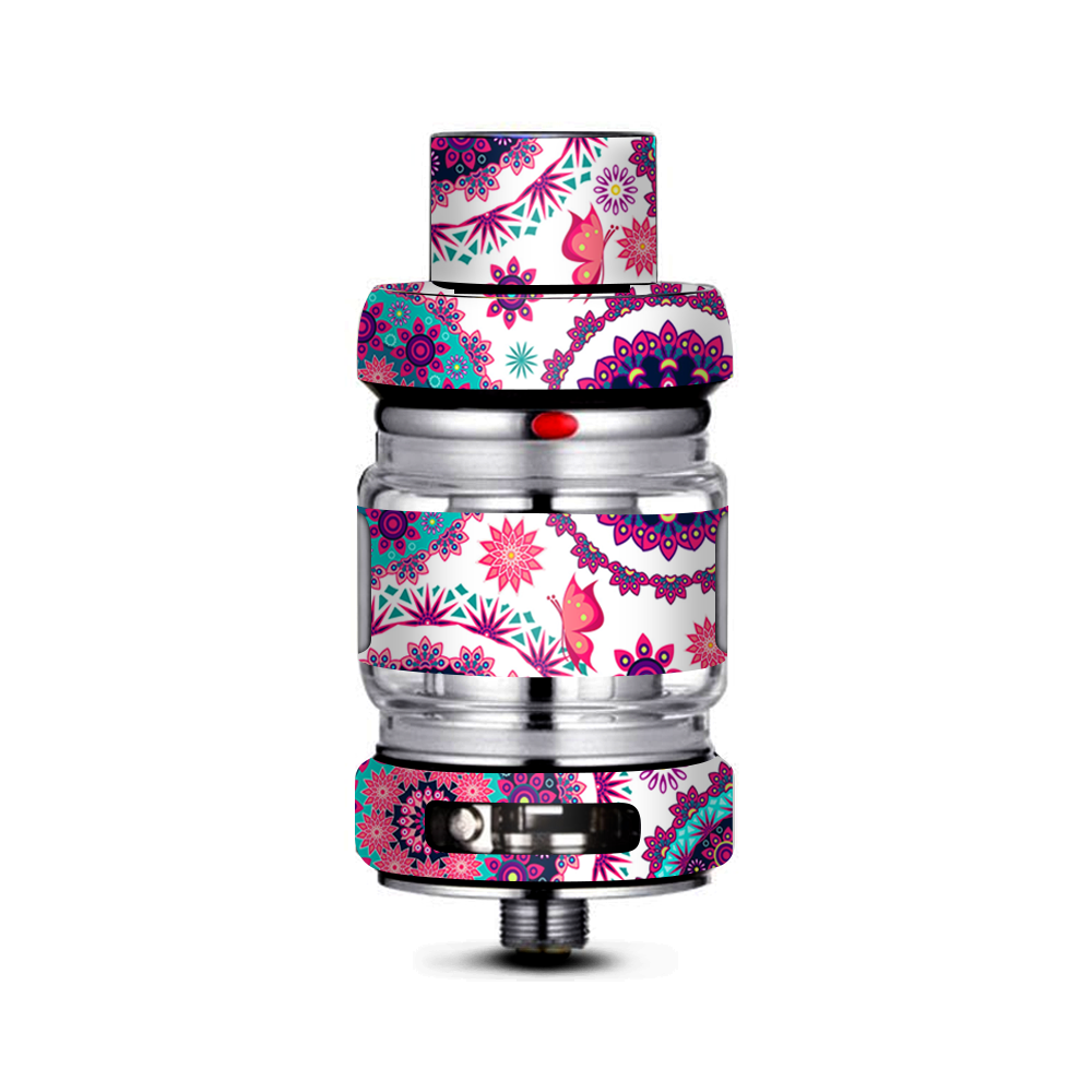  Flowers Paisley Butterfly Mandala Freemax Mesh Pro Tank Skin