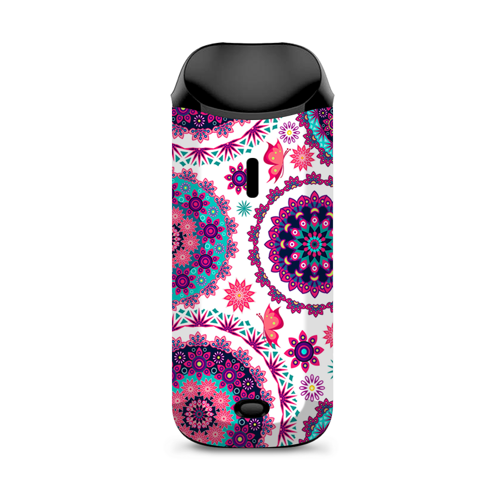  Flowers Paisley Butterfly Mandala Vaporesso Nexus AIO Kit Skin