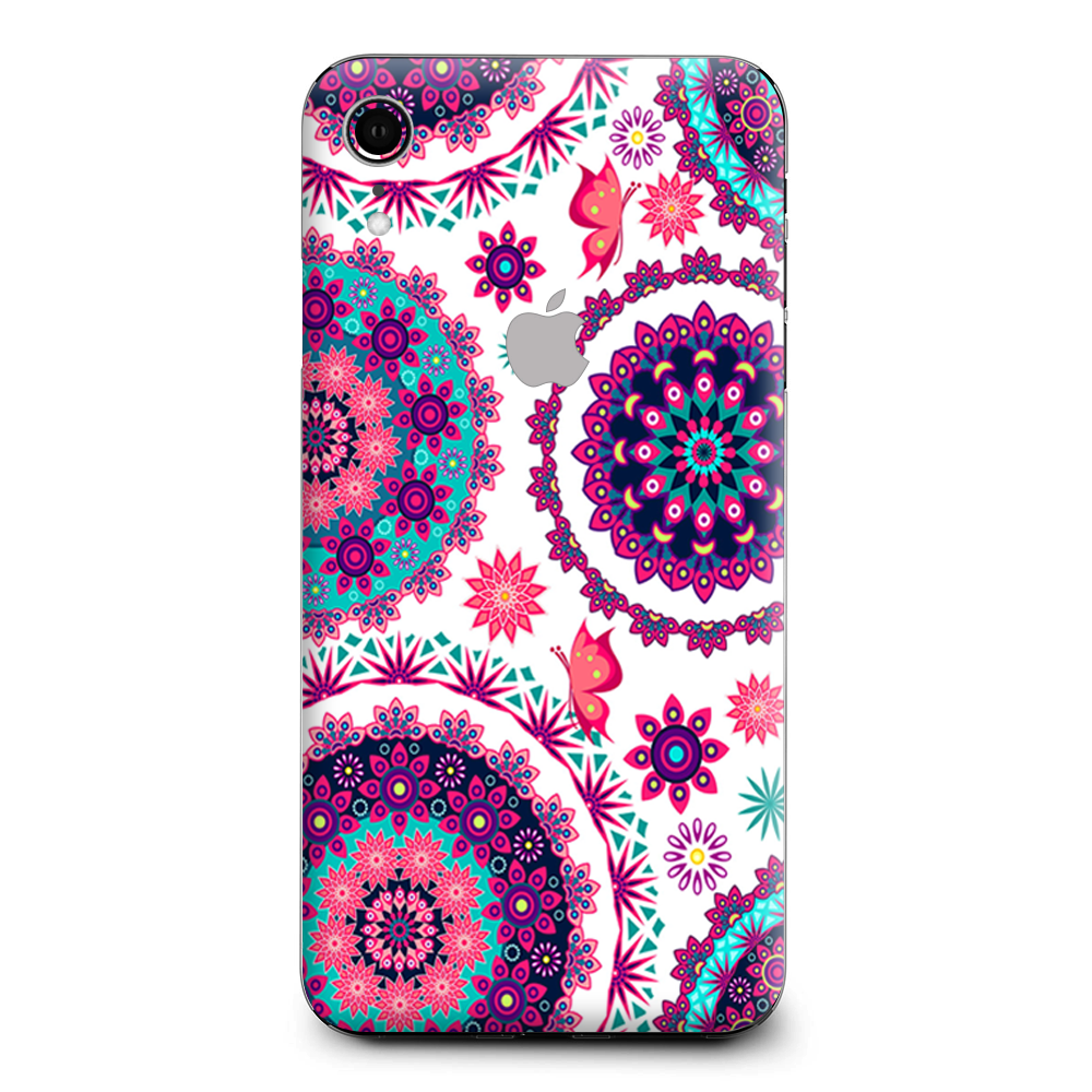 Flowers Paisley Butterfly Mandala Apple iPhone XR Skin