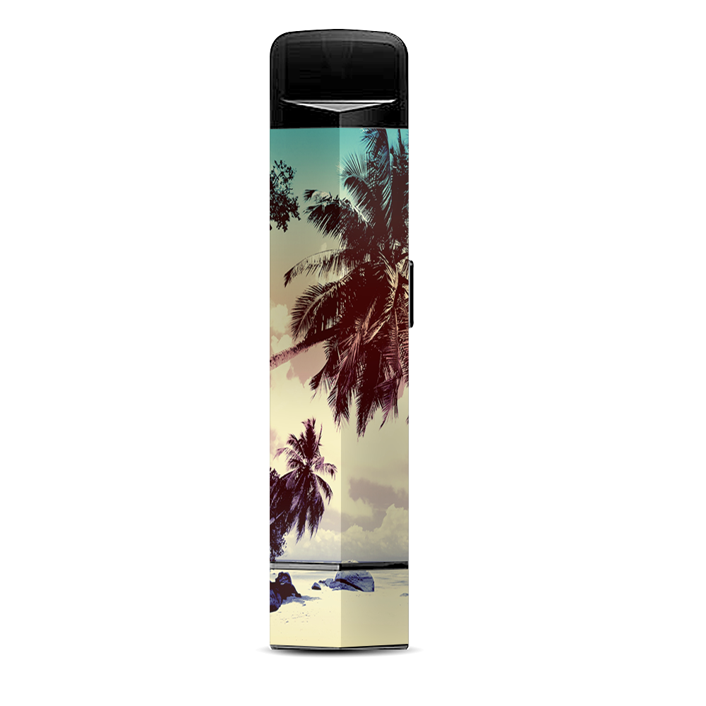  Faded Beach Palm Tree Tropical Suorin Edge Pod System Skin