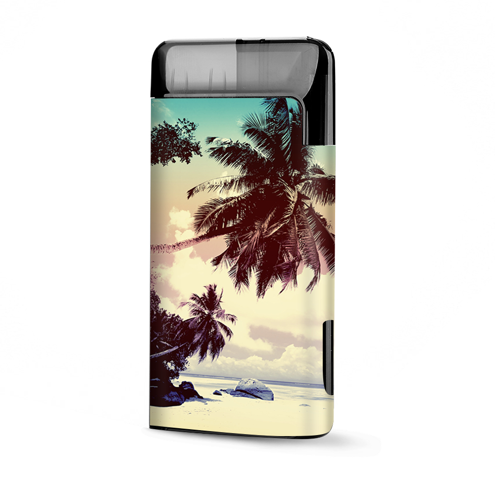Faded Beach Palm Tree Tropical