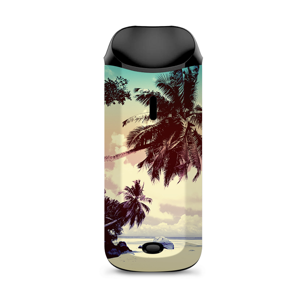  Faded Beach Palm Tree Tropical Vaporesso Nexus AIO Kit Skin