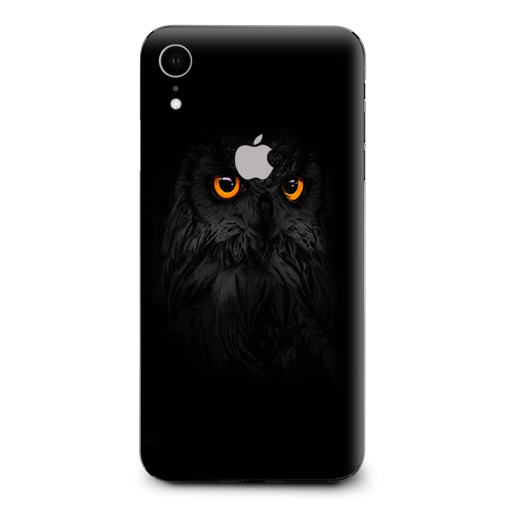 Owl Eyes In The Dark Apple iPhone XR Skin