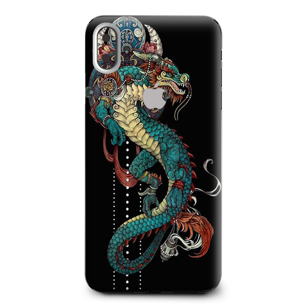 Dragon Japanese Style Tattoo Apple iPhone XS Max Skin