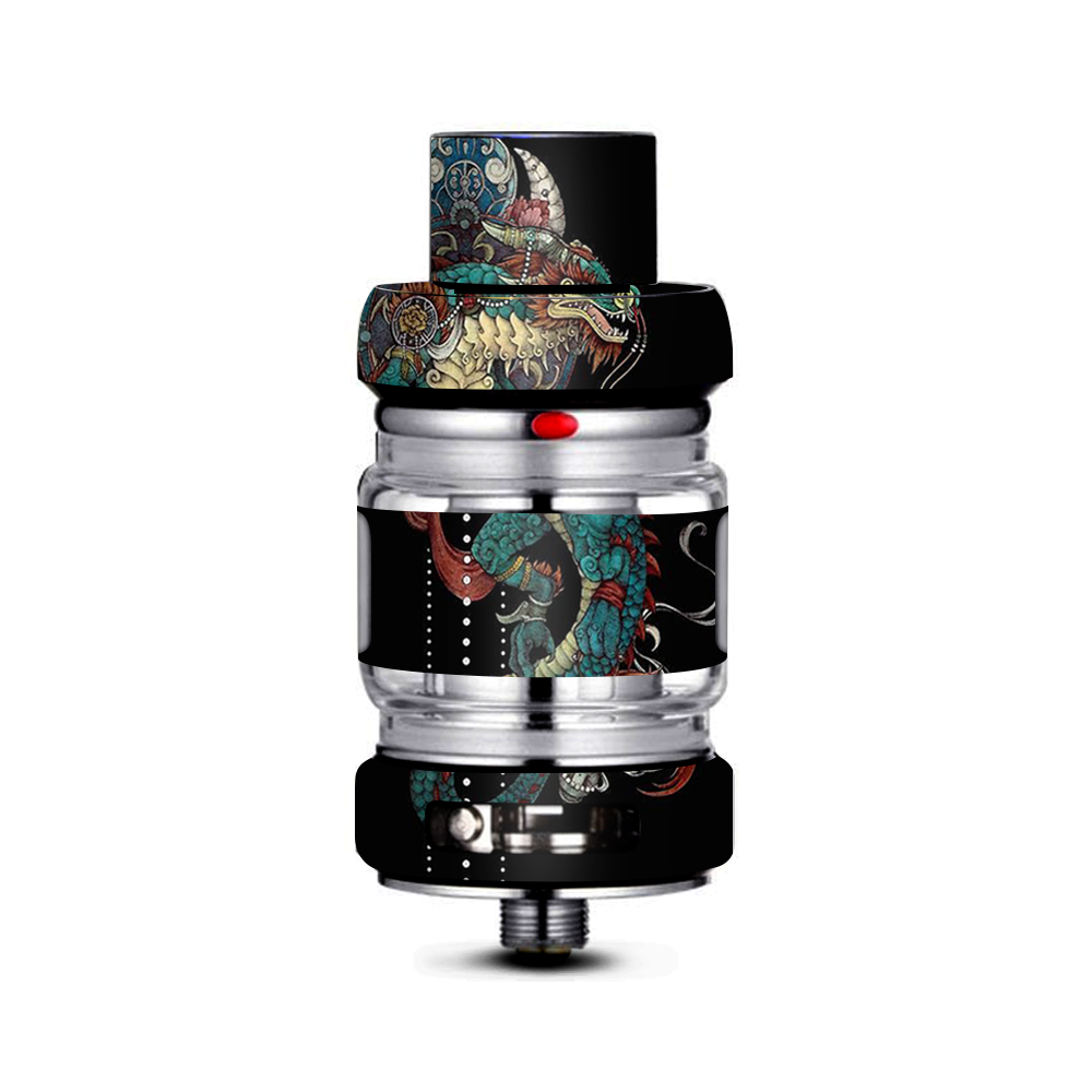  Dragon Japanese Style Tattoo Freemax Mesh Pro Tank Skin
