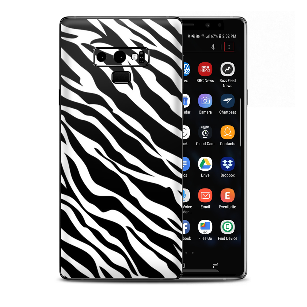 Zerbra Pattern Samsung Galaxy Note 9 Skin